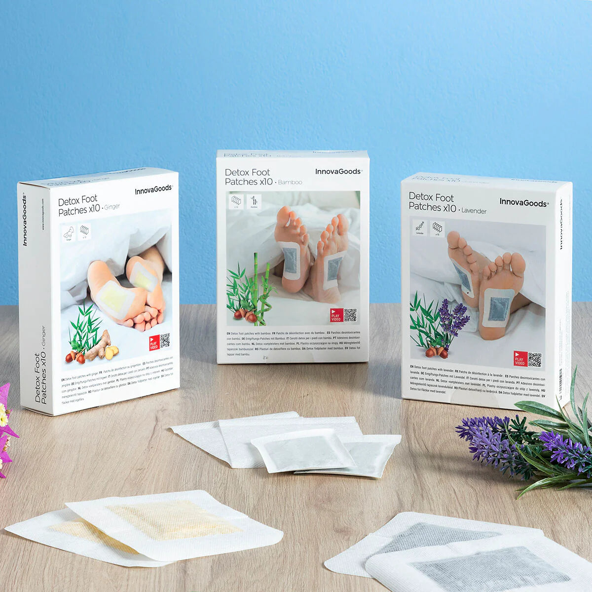 Plasturi pentru detoxifiere talpilor "DR GEM Detox Foot Patches". DETOXIFIERE 100% Naturala.