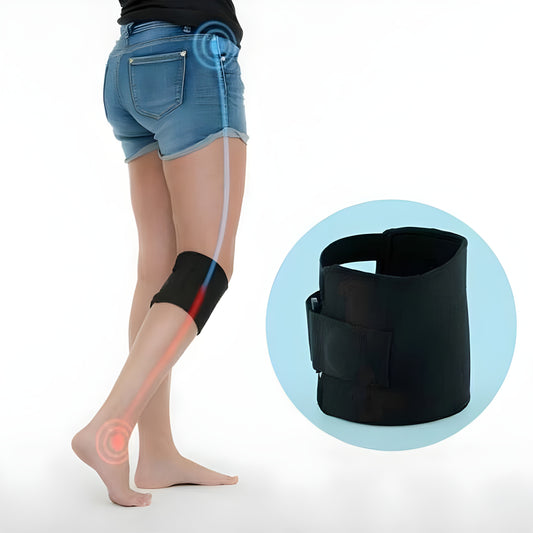 GENUNCHIERĂ DE PRESOPUNCTURĂ pentru ameliorarea durerilor sciatice, de spate, genunchi și șolduri