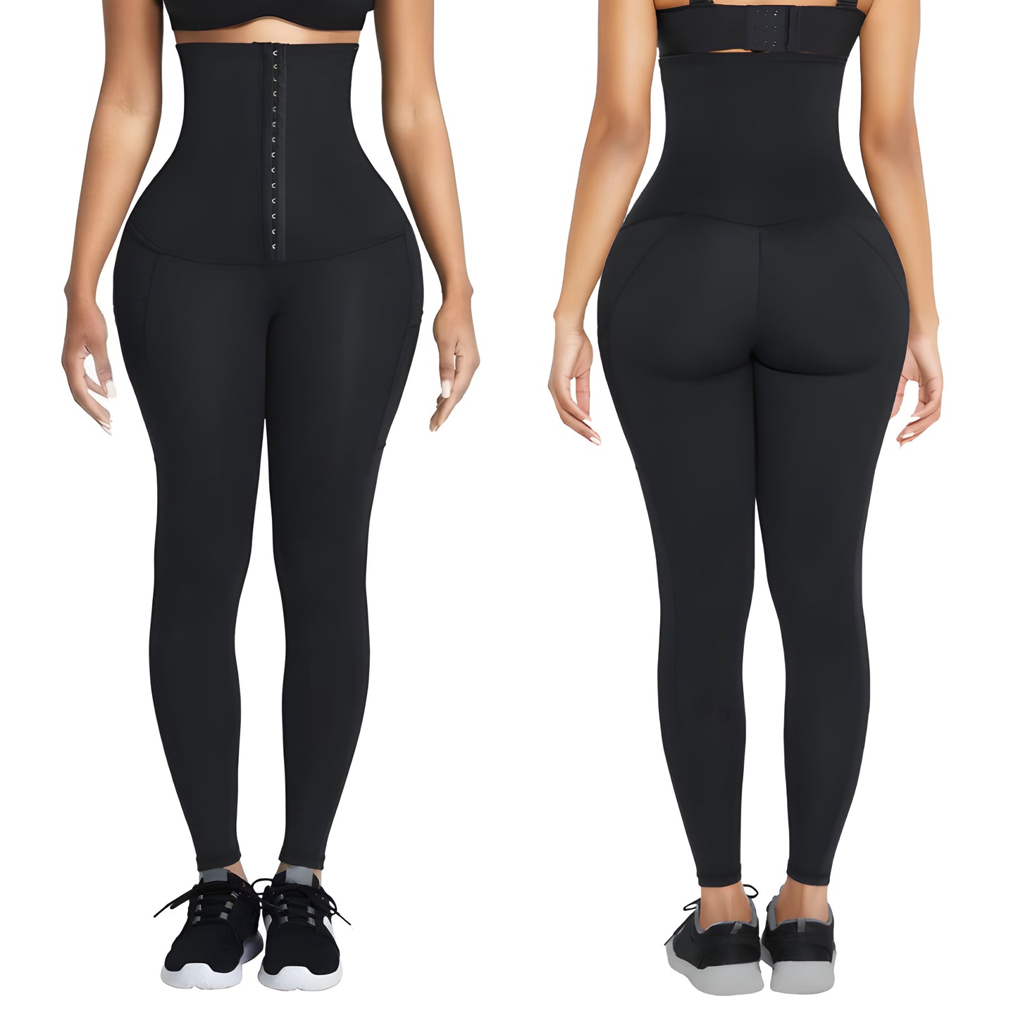 Colanți Corset Modelatori cu efect termic în zona taliei PERSIPRA