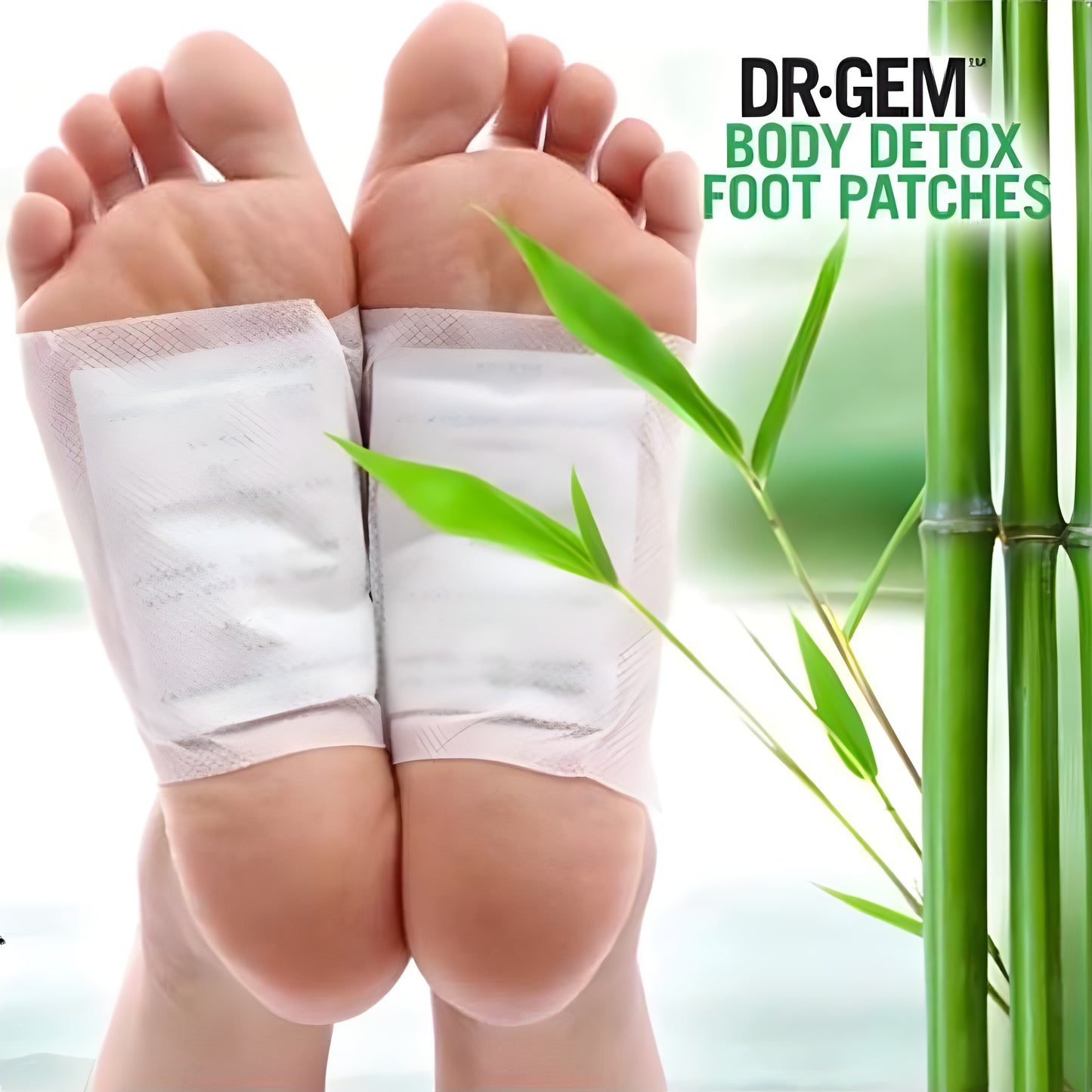 Plasturi pentru detoxifiere talpilor "DR GEM Detox Foot Patches". DETOXIFIERE 100% Naturala.