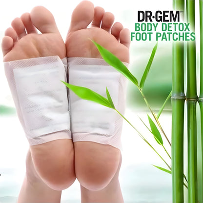 Plasturi pentru detoxifiere talpilor "DR GEM Detox Foot Patches". DETOXIFIERE 100% Naturala.