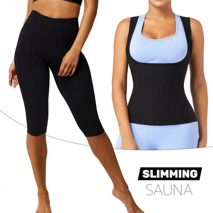 Costum pentru SLABIT PRO SlimSecret: Pantaloni 3/4 SlimSecret + Maiou Thermo Shirt New