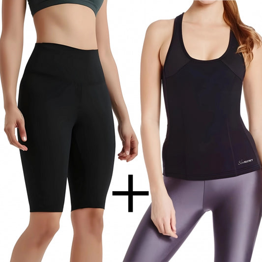 Costum pentru slabit: Pantaloni Thermo Pants + Maiou Hot SlimSecret