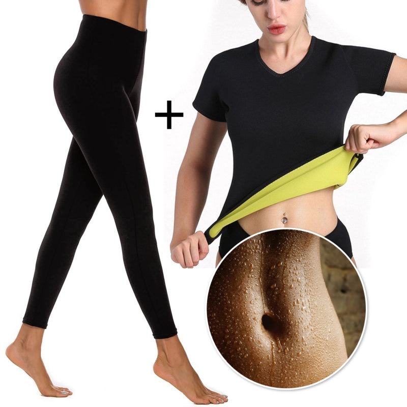 SET PROMO: Tricoul pentru slăbit SLIMSECRET + Pantaloni Hot Pants LONG SLIMSECRET