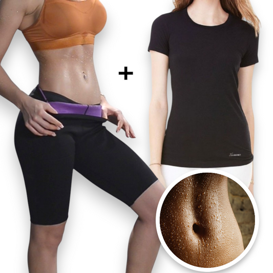 Costum pentru slabit: Pantaloni Thermo Pants + Tricou SlimSecret