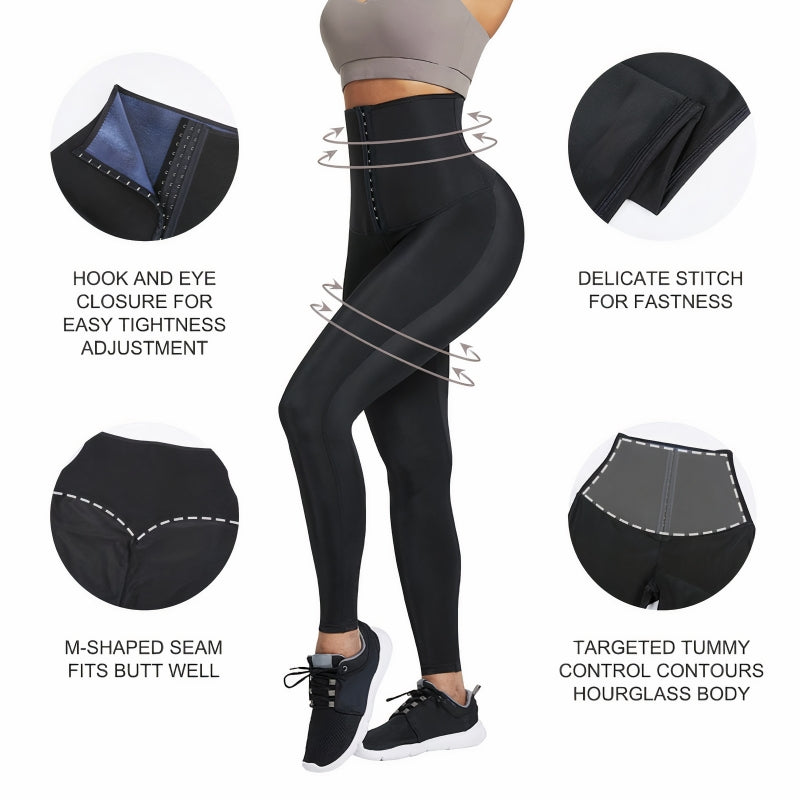 Colanți Corset Modelatori cu efect termic în zona taliei PERSIPRA