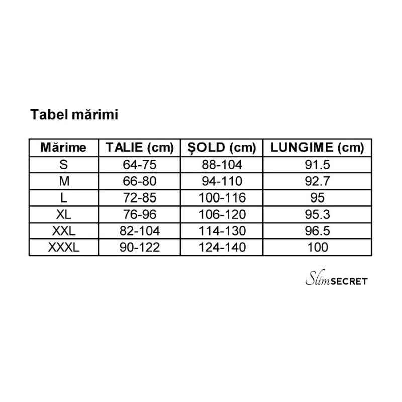 Pantaloni LUNGI pentru Slăbit din neopren SlimSecret Hot Pants LONG