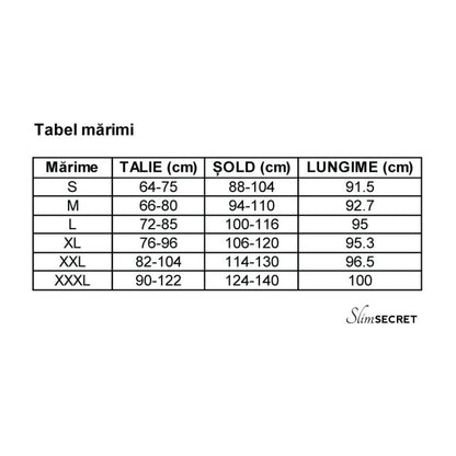 Pantaloni LUNGI pentru Slăbit din neopren SlimSecret Hot Pants LONG