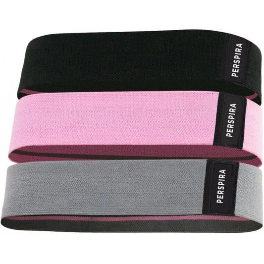 Set 3 Benzi Elastice de rezistență PERSPIRA. Suprafață antiderapantă. Excelente pentru antrenamentele picioarelor și spatelui